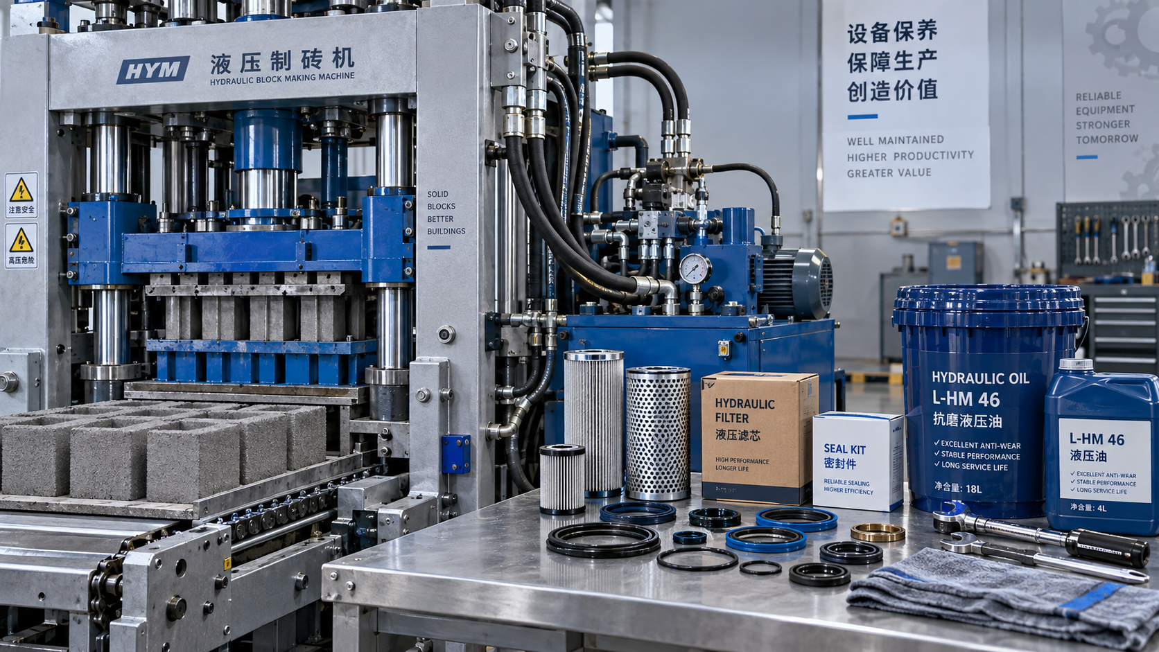 What Should an Annual Hydraulic Brick Machine Maintenance Budget Cover? What Should an Annual Hydraulic Brick Machine Maintenance Budget Cover?