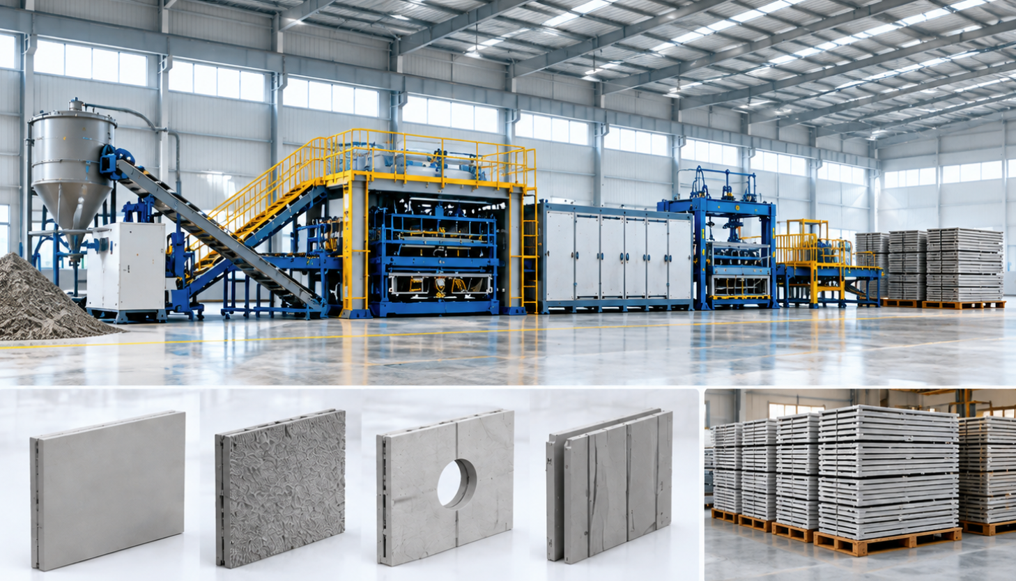 Planning a Wall Panel Production Machine Line for Multiple Panel Sizes Planning a Wall Panel Production Machine Line for Multiple Panel Sizes