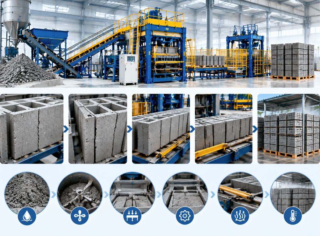 Hollow Block Making Machine: Fixing Cracks During Demolding Hollow Block Making Machine: Fixing Cracks During Demolding
