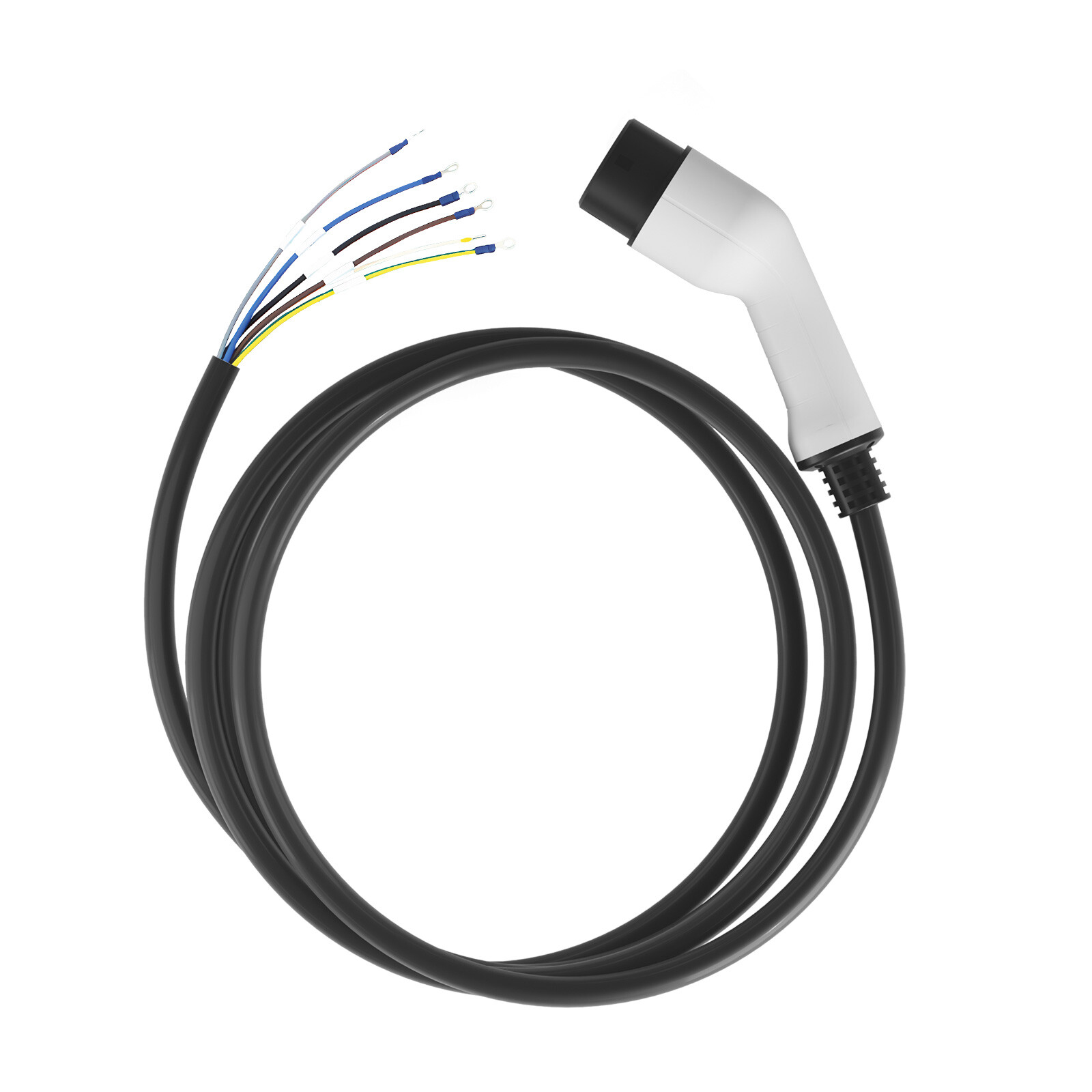 EVSEClub G1.0 Зарядный кабель для электромобилей Type 2 с открытым концом