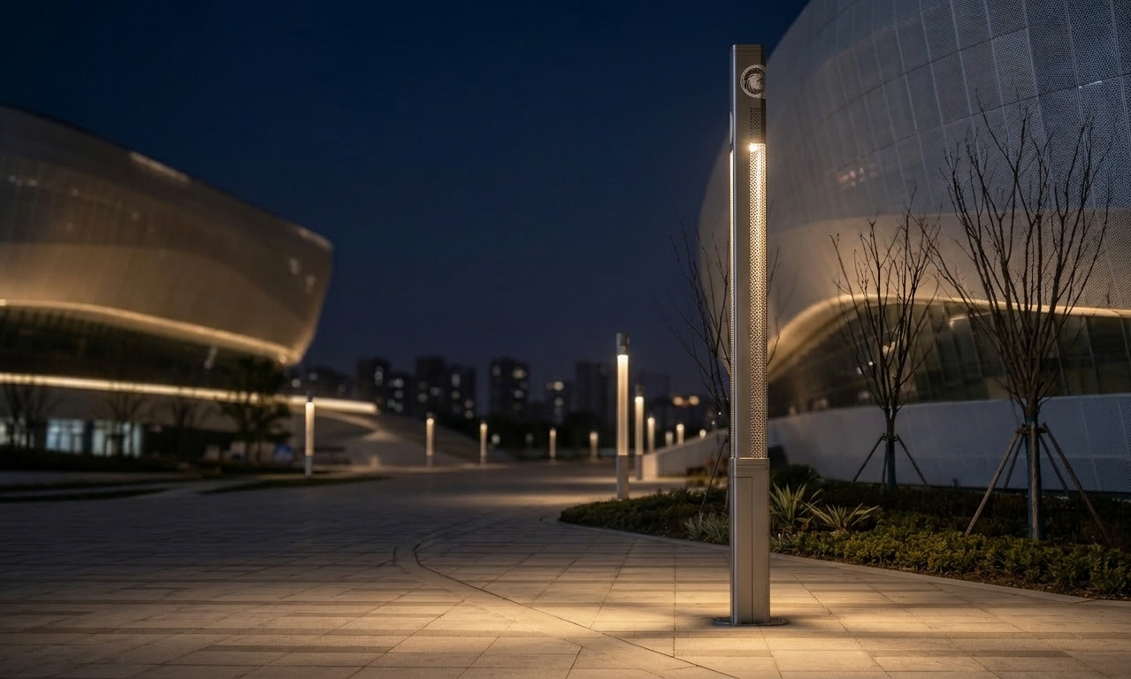 Proyectos-Proyecto de iluminación paisajística inteligente - Centro Deportivo de Alta Tecnología de Chengdu1