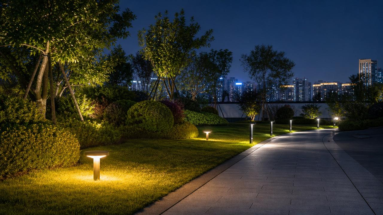 La verdadera diferencia entre la iluminación decorativa y funcional para césped