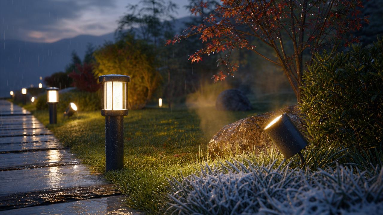 Cómo los cambios climáticos estacionales afectan el rendimiento de la iluminación LED para jardín y césped