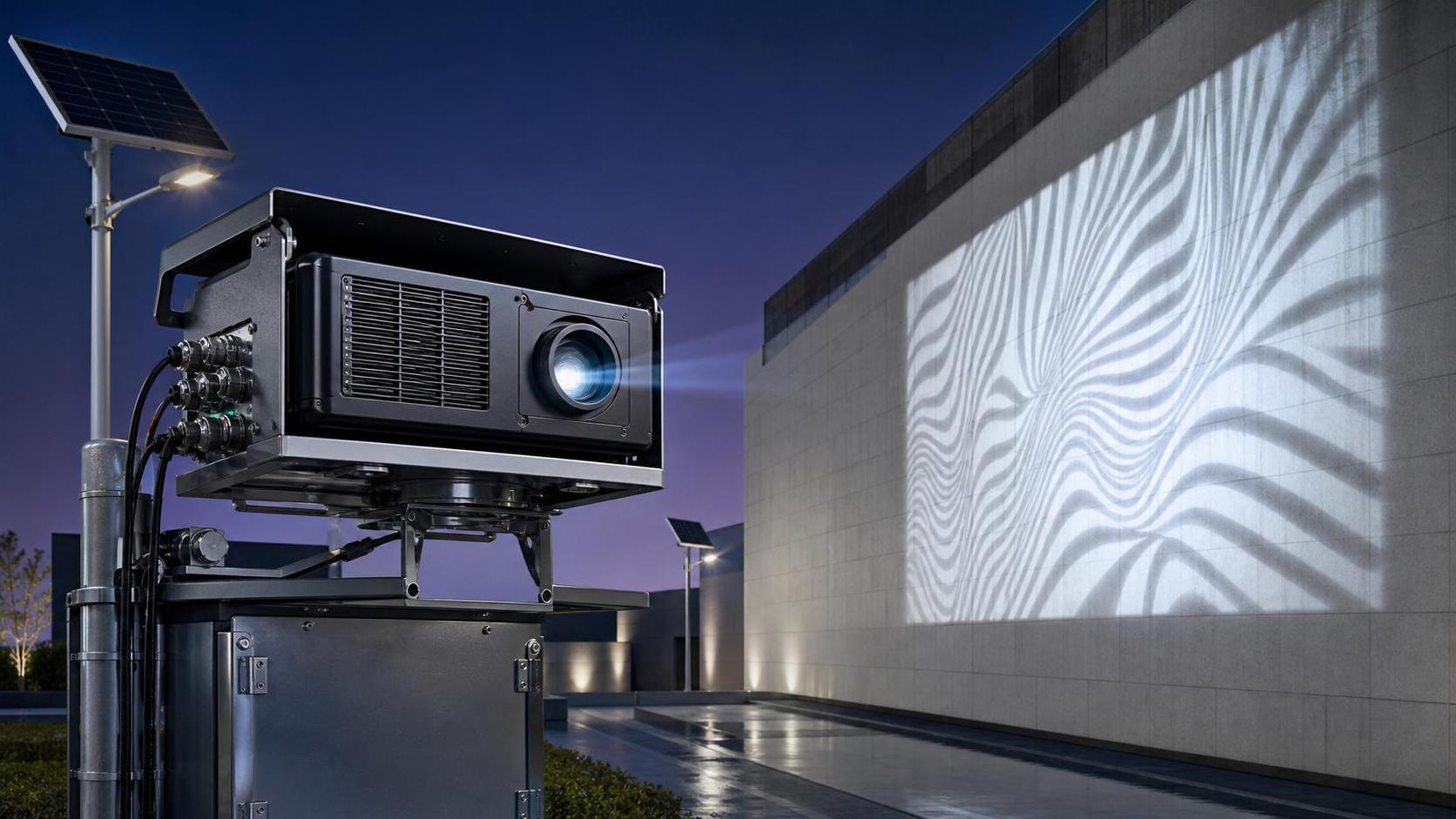 Problemas comunes en la proyección exterior y cómo solucionar una configuración de proyector de ingeniería láser