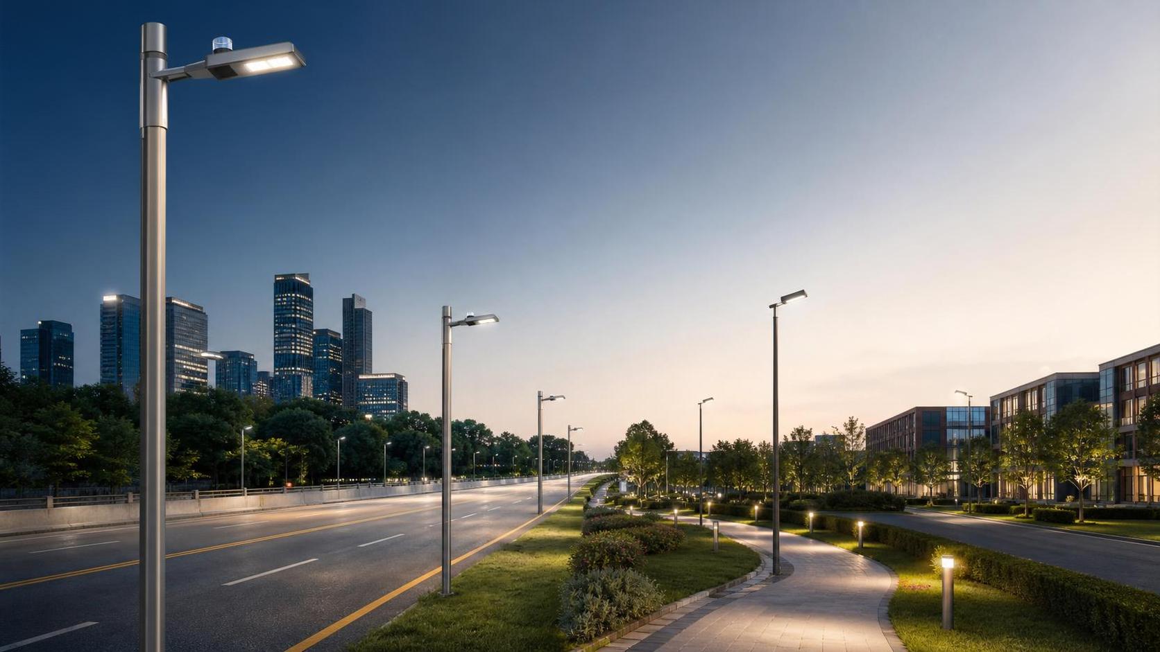 Guía de aplicación de la iluminación moderna de calles MSL-HC para vías urbanas, parques y campus