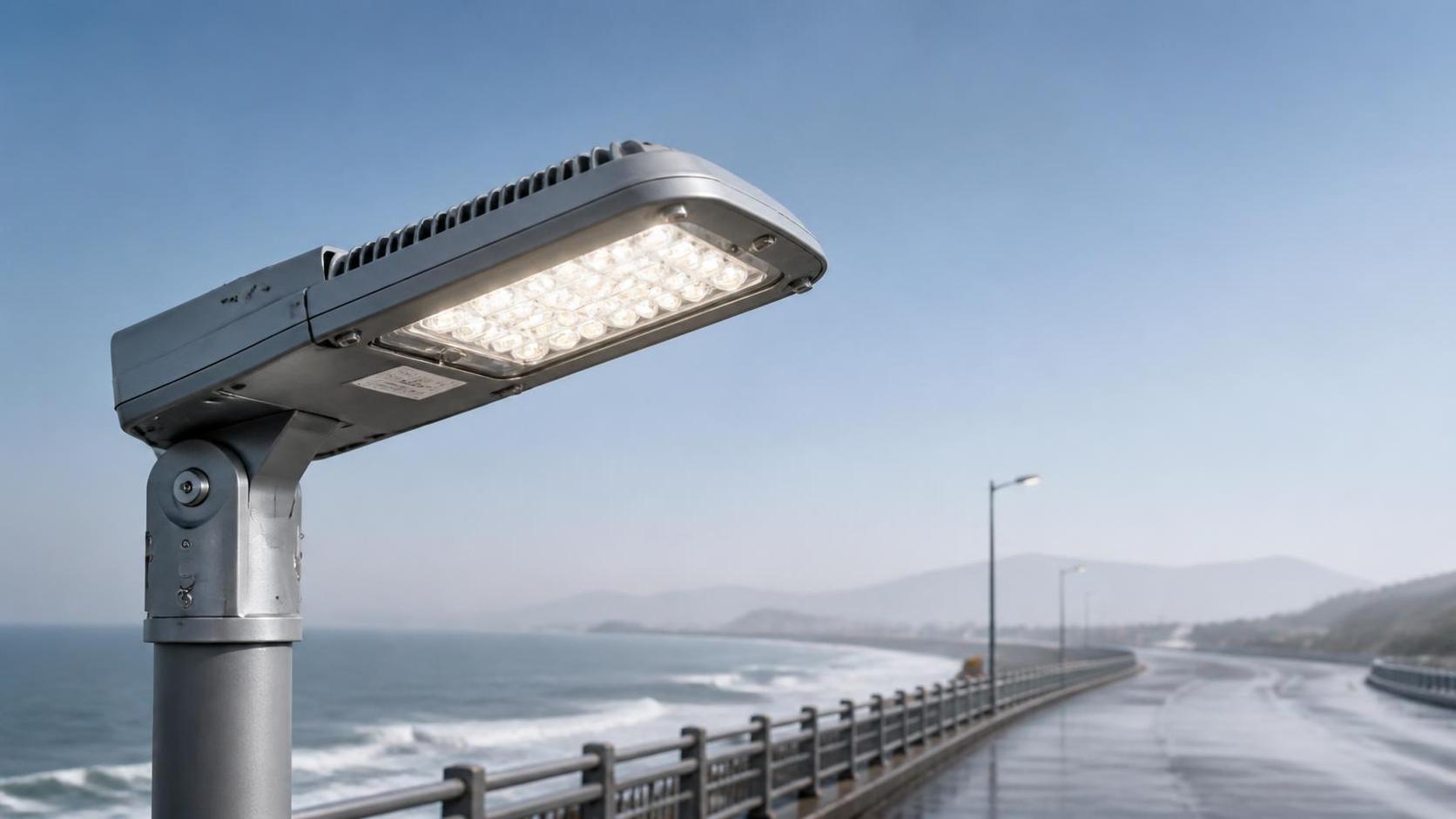 ¿Qué afecta la vida útil de una farola LED en zonas costeras?