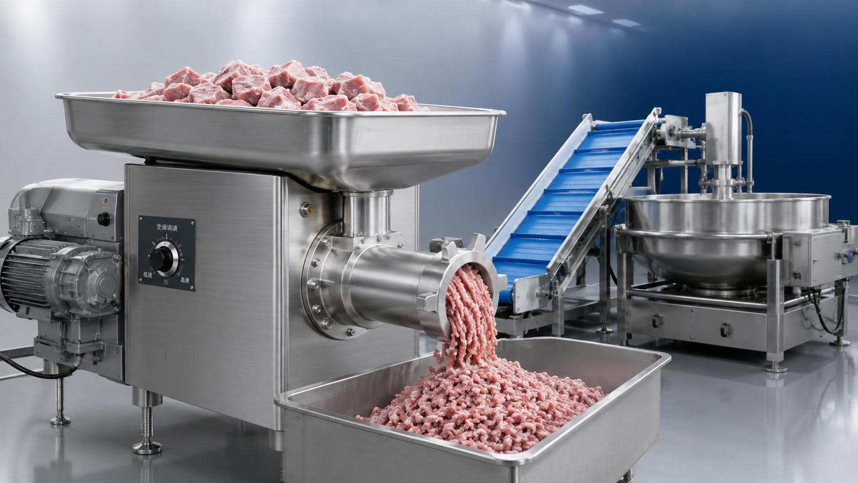 Когда важна регулировка переменной скорости в измельчителе замороженного мяса