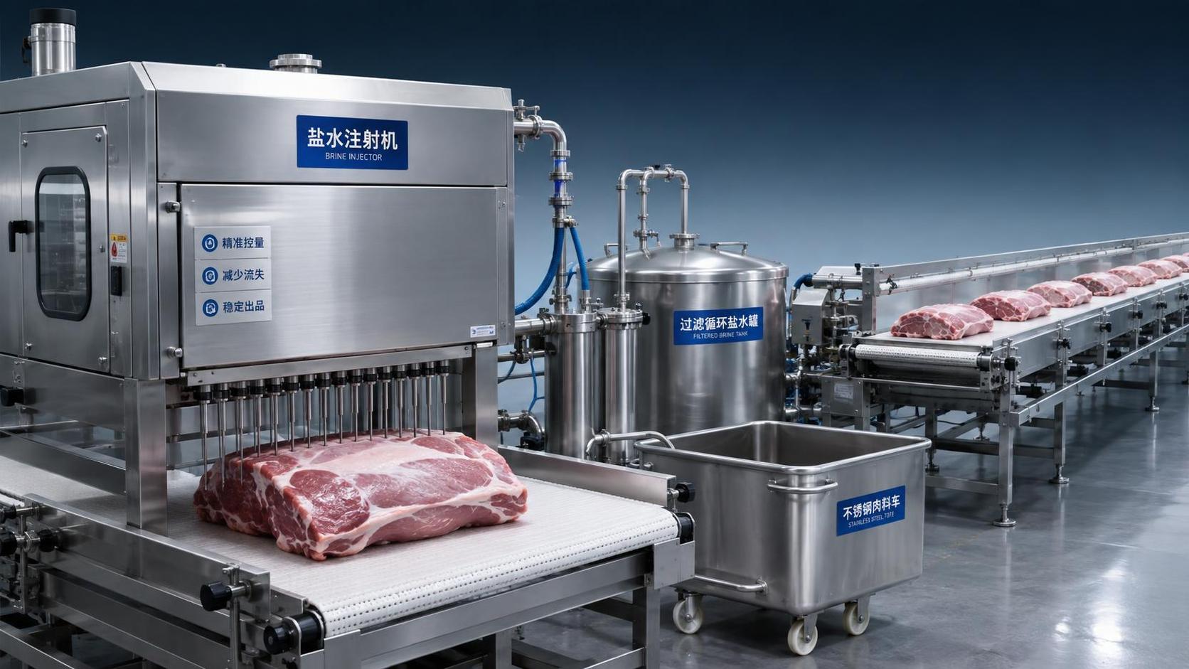 How a Saline Injection Machine can reduce waste in meat processing