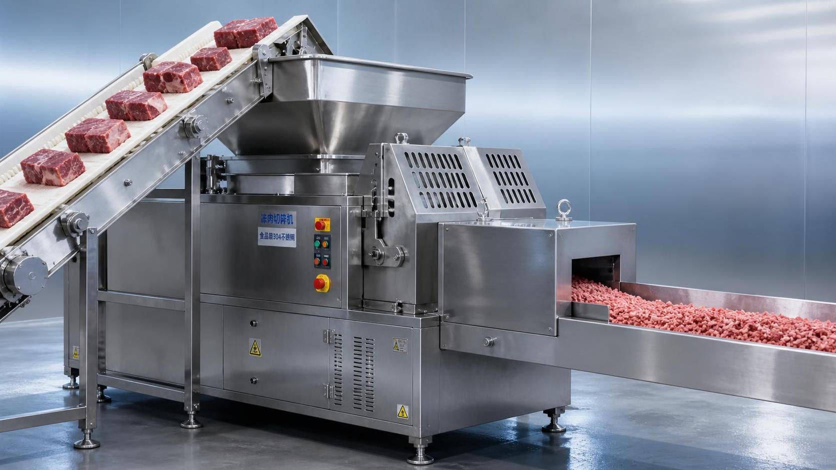 Cómo afecta el tamaño de los bloques congelados al rendimiento de la trituradora de carne congelada