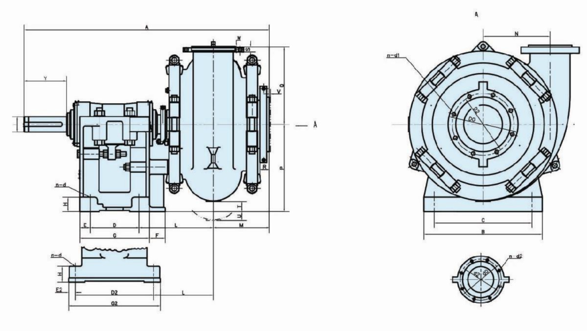 4 Type DG dredge pump