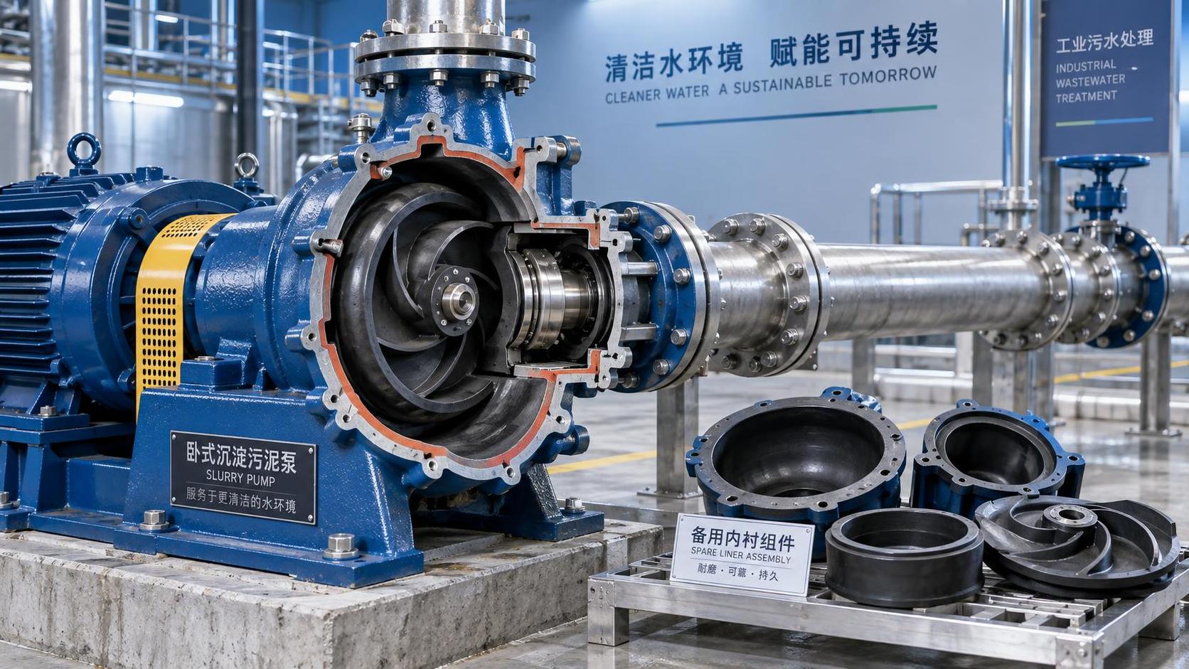 Selecting pumps for flue gas desulfurization systems with gypsum slurry