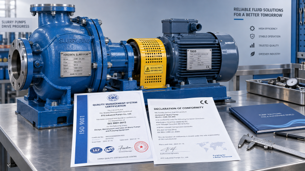 How Can Buyers Verify a Slurry Pump Supplier's ISO and CE Documents?