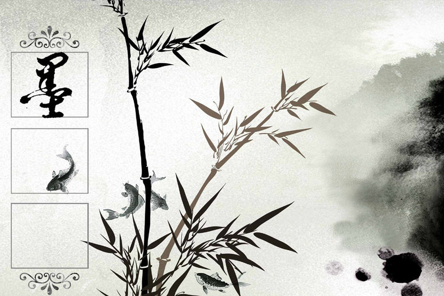 水墨画,竹子,中国风,中国画.jpg